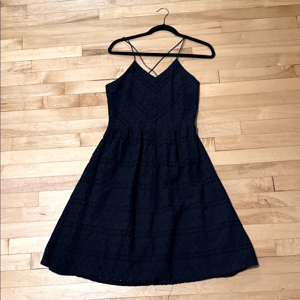 Tommy Hilfiger Navy Midi Dress